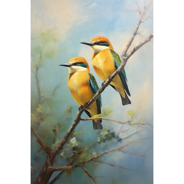 Tableau à Huile Oiseaux